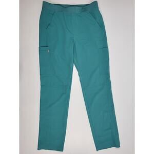 Figs Mens Large Seafoam Green T2001 Axim‎ Nurse Scrub Pants Straight Leg